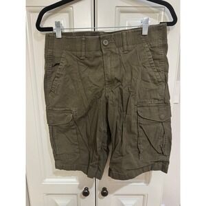 Sonoma Goods For Life Mens Cargo Shorts Khaki Size 31‎ Flexwear Cotton Blend
